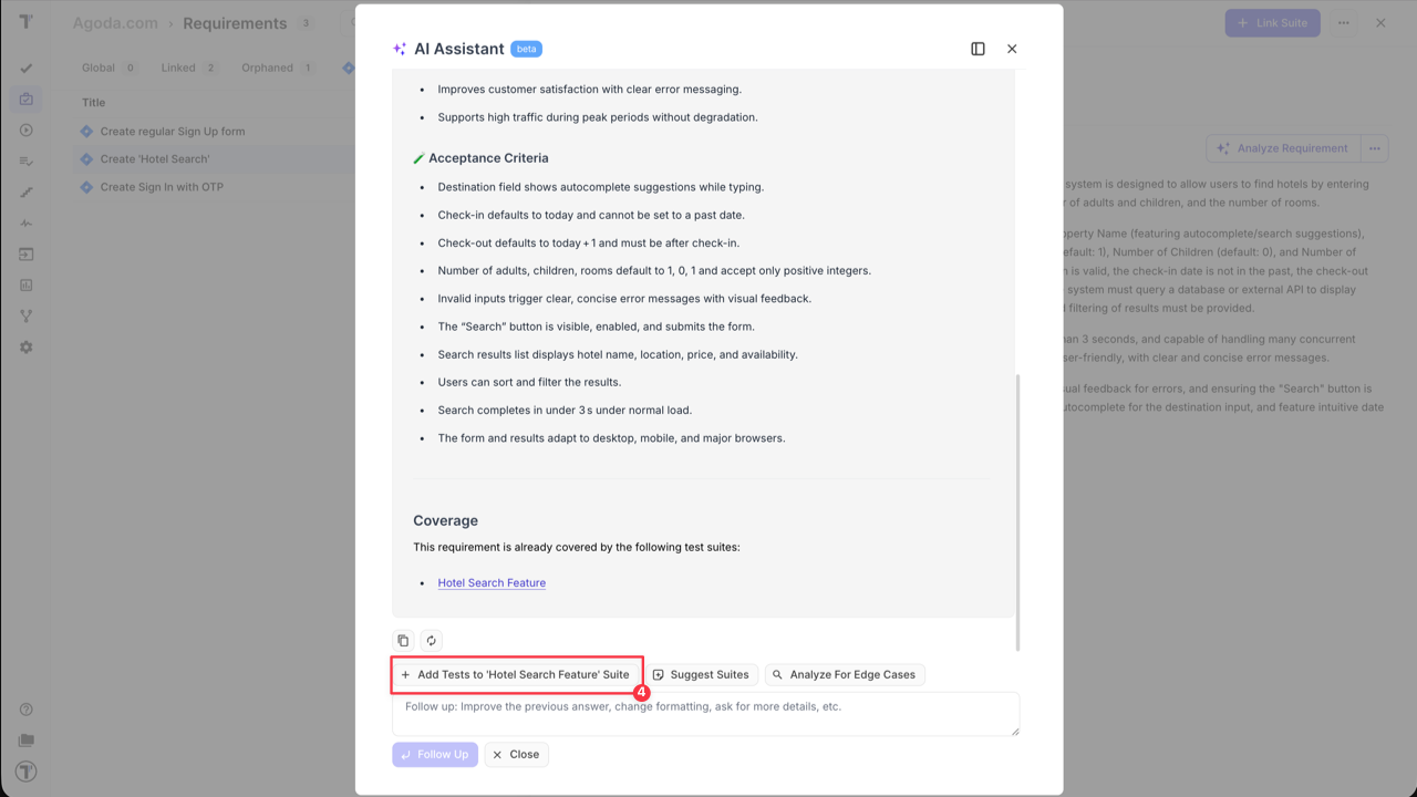 Testomat.io - Requirement